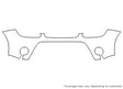 soul 3M Clear Bra Bumper Precut PPF Diagram