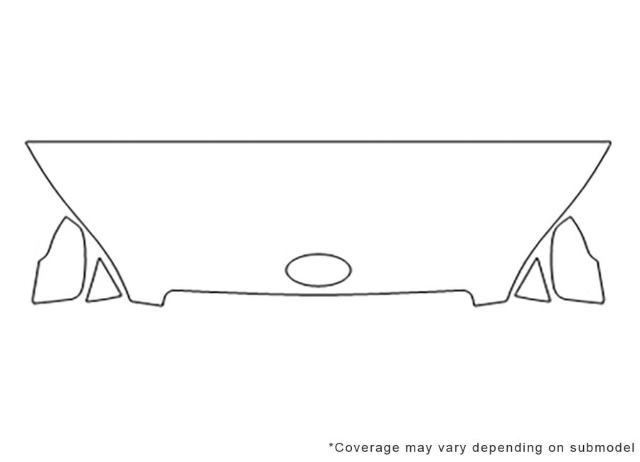 soul Avery Dennison Clear Bra Hood Precut PPF Diagram