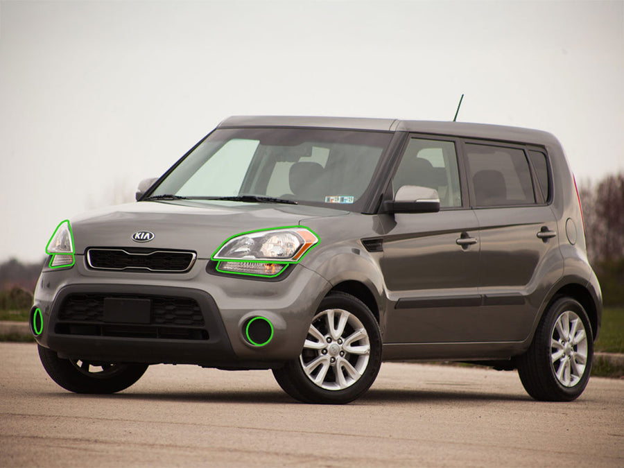 kia soul 2012-2013 Headlight Protection Installation Location