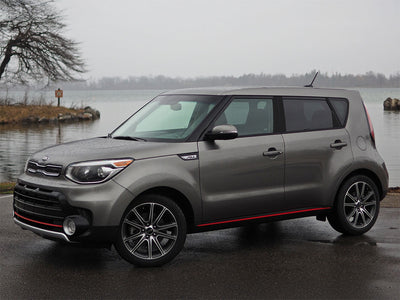 kia soul 2014-2019 Matte Black Pillar Trim
