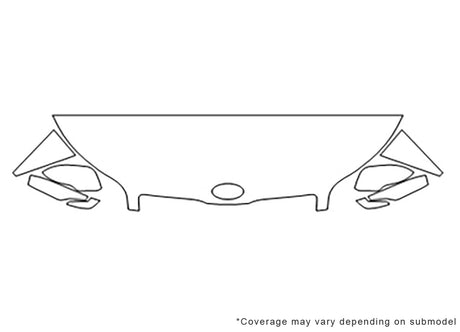 soul Avery Dennison Clear Bra Hood Precut PPF Diagram
