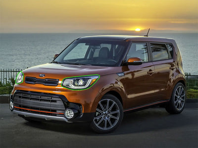 kia soul 2014-2018 Headlight Protection Installation Location