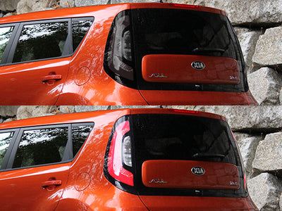 soul Before and After Smoked Taillights