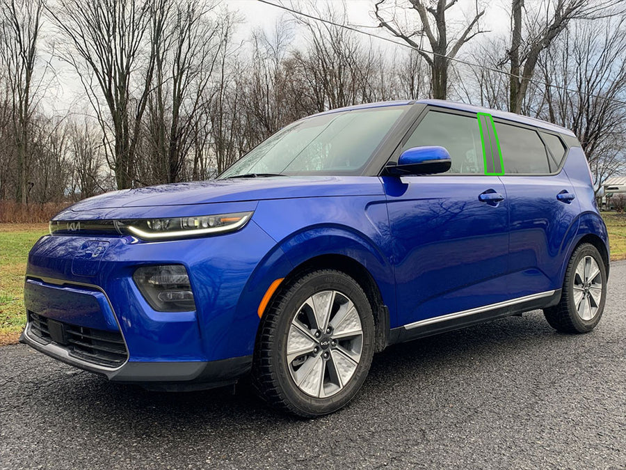 kia soul 2020-2024 Pillar Post Trim Installation Location