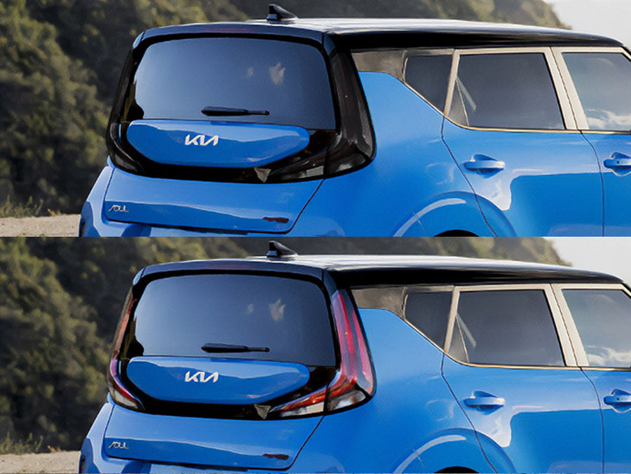 soul Before and After Smoked Taillights