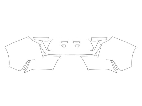 soul Avery Dennison Clear Bra Door Cup Precut PPF Diagram