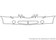 spectra Avery Dennison Clear Bra Bumper Precut PPF Diagram