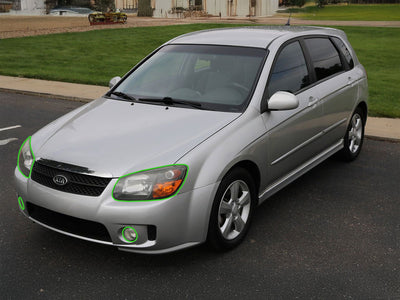 kia spectra 2004-2009 Headlight Protection Installation Location