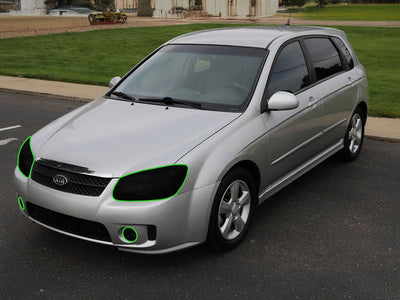 kia spectra 2004-2009 Headlight Tint Location
