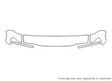 sportage Avery Dennison Clear Bra Hood Precut PPF Diagram