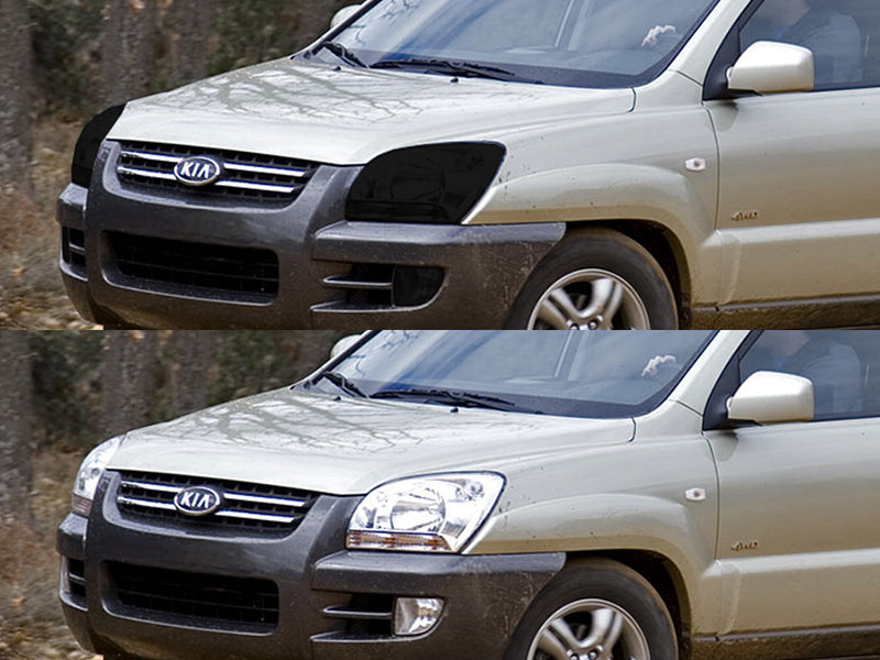 kia sportage 2005-2008 Headlight Tint Appearance