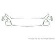 sportage 3M Clear Bra Hood Precut PPF Diagram
