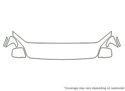 sportage 3M Clear Bra Hood Precut PPF Diagram