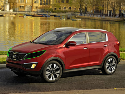 kia sportage 2009-2010 Headlight Tint Location