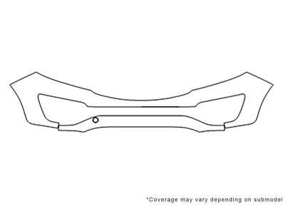 sportage 3M Clear Bra Bumper Precut PPF Diagram
