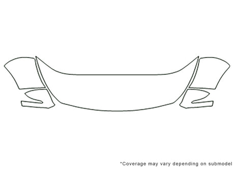 sportage 3M Clear Bra Hood Precut PPF Diagram