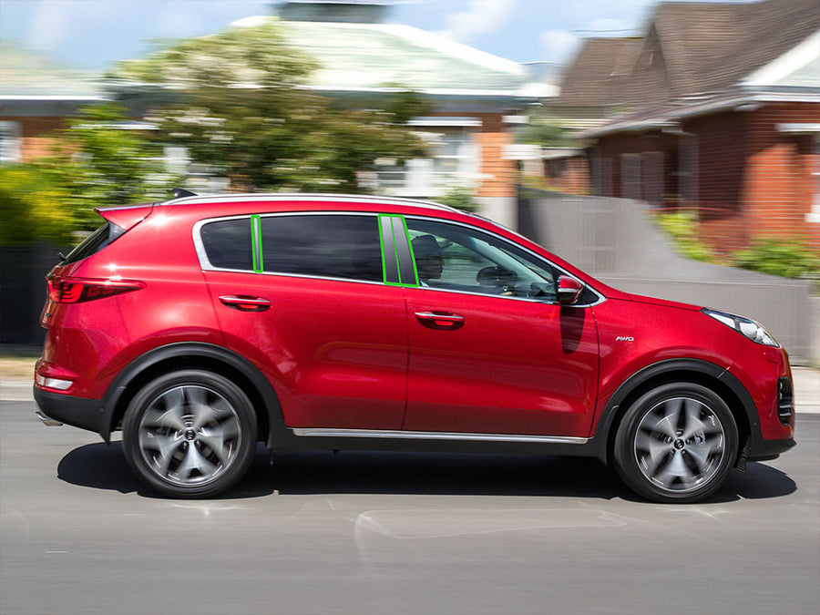 kia sportage 2011-2016 Pillar Post Trim Installation Location