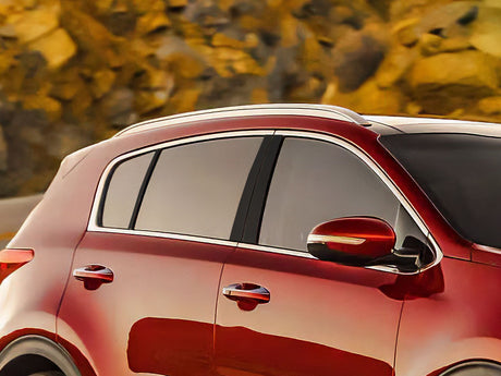kia sportage 2017-2022 Matte Black Pillar Cover Diagram