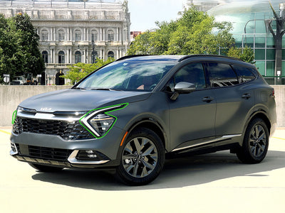 kia sportage 2023-2025 Headlight Protection Installation Location