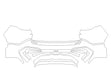 sportage 3M Clear Bra Door Cup Precut PPF Diagram