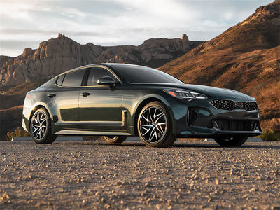 kia stinger 2018-2023 Piano Black Pillar Trim