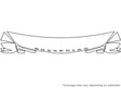telluride Avery Dennison Clear Bra Hood Precut PPF Diagram