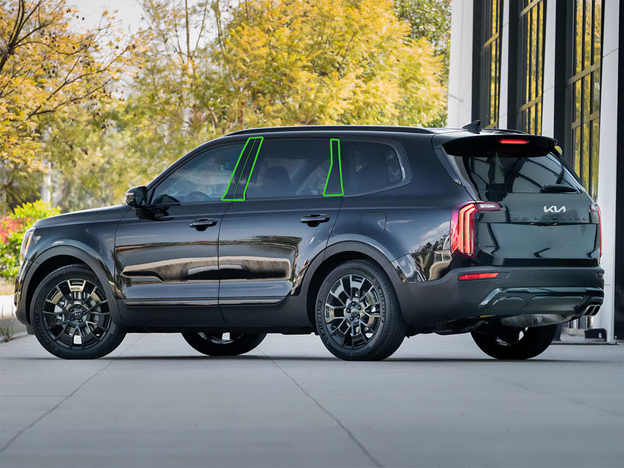 kia telluride 2020-2024 Pillar Post Trim Installation Location