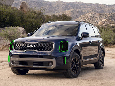 kia telluride 2020-2025 Headlight Tint Location