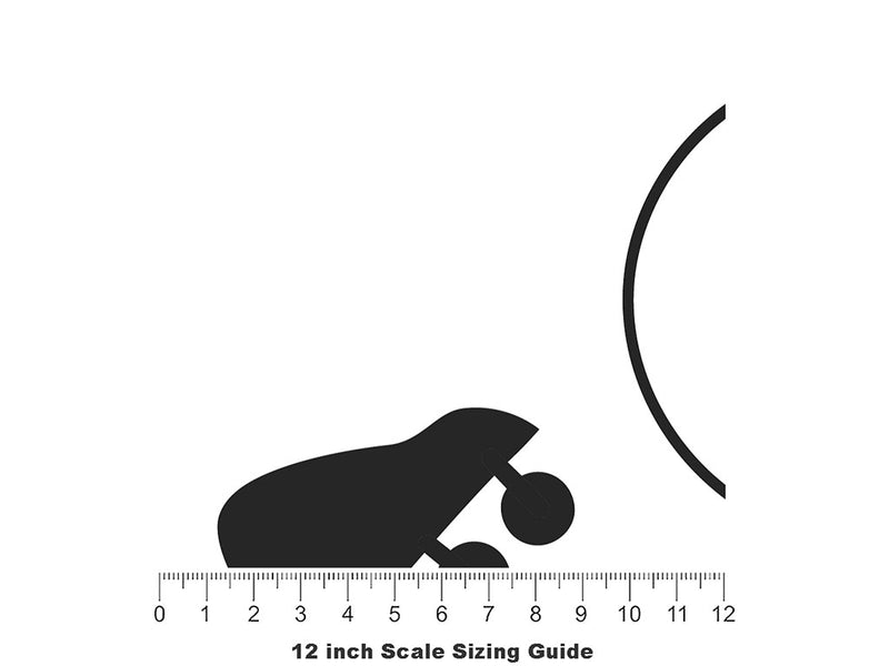 Killer Guitar Music Vinyl Film Pattern Size 12 inch Scale~Rwraps Killer Guitar Music Sizing Chart~2