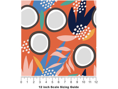 King Dwarf Fruit Vinyl Film Pattern Size 12 inch Scale~Rwraps King Dwarf Fruit Sizing Chart~2