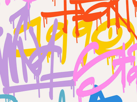 King Star Graffiti Vinyl Wrap Pattern~Rwraps Series 914 Digitally Printed Vinyl Wrap~0