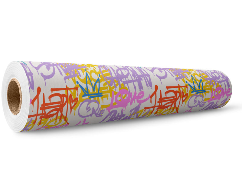 King Star Graffiti Wrap Film Wholesale Roll~Rwraps Series 914 Digitally Printed Vinyl Roll~5