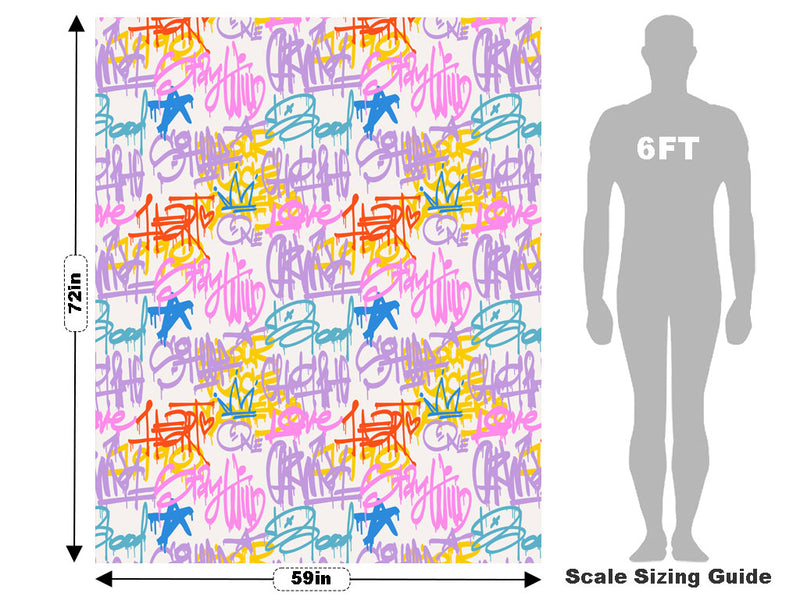 King Star Graffiti Vehicle Wrap Scale~Rwraps Series 914 King Star Graffiti Measurements~2