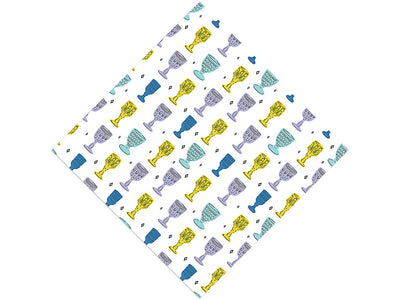 Kings Goblet Alcohol Vinyl Wrap Pattern