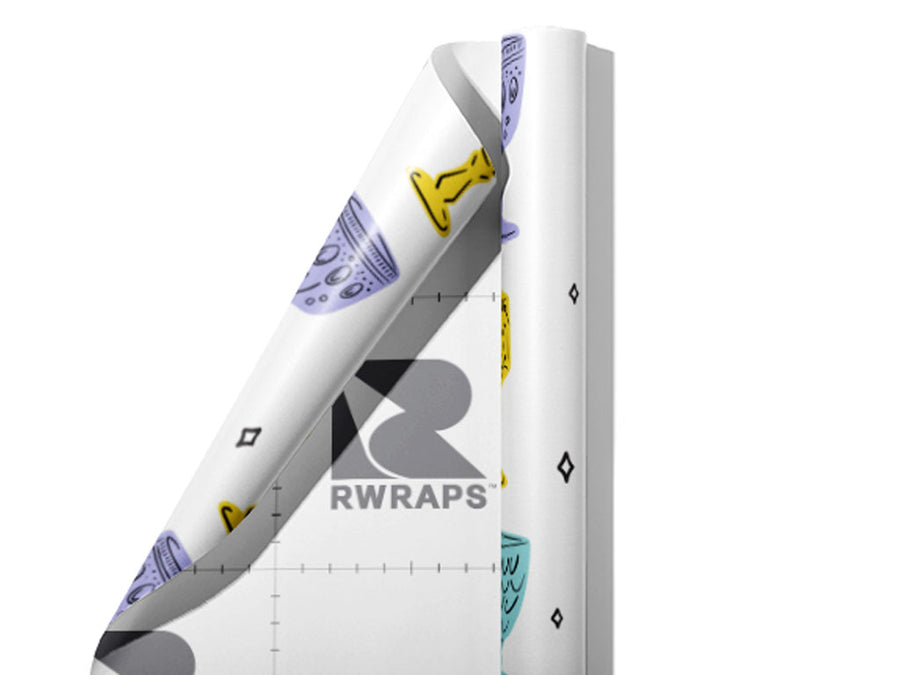 Kings Goblet Alcohol Wrap Film Sheets~Rwraps Series 914 Kings Goblet Alcohol Scrolled Sheet~3