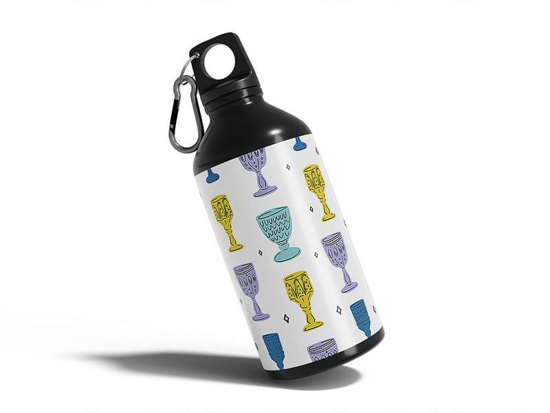 kings goblet alcohol Water Bottle DIY Stickers