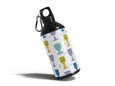 kings goblet alcohol Water Bottle DIY Stickers