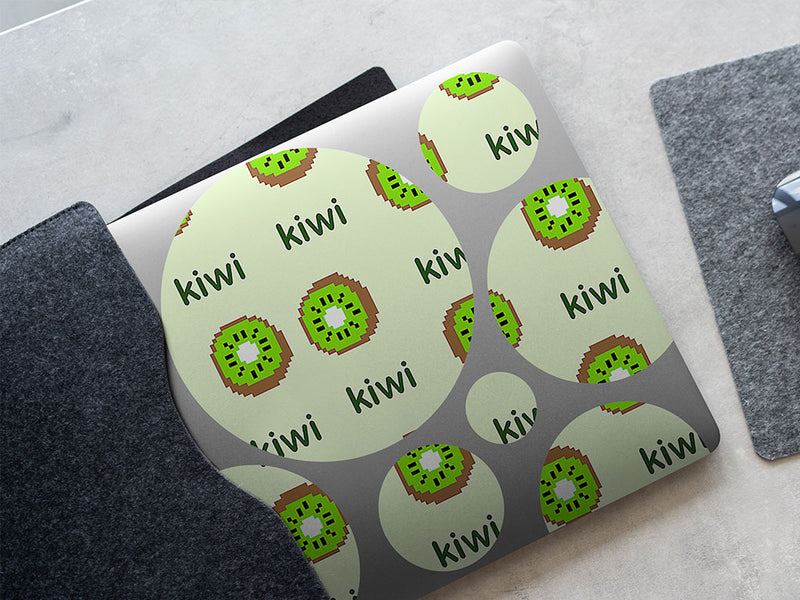 kiwixel fruit DIY Laptop Stickers