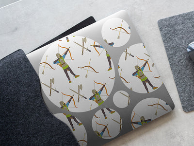 knight training fantasy DIY Laptop Stickers