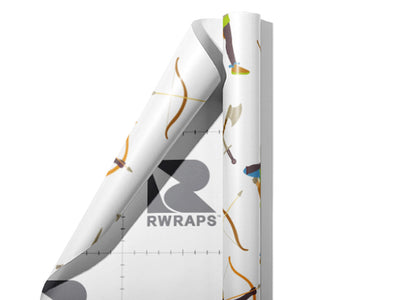 Knight Training Fantasy Wrap Film Sheets~Rwraps Series 914 Knight Training Fantasy Scrolled Sheet~3