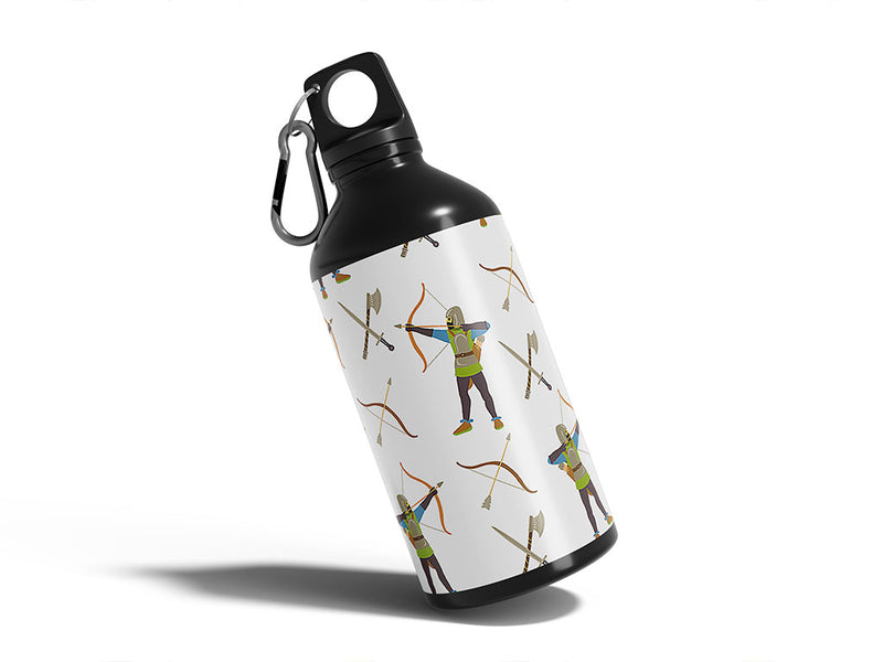 knight training fantasy Water Bottle DIY Stickers