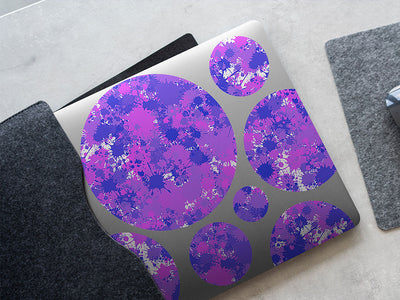 knockout punch paint splatter DIY Laptop Stickers