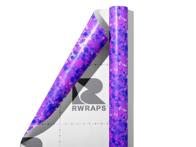 Knockout Punch Paint Splatter Wrap Film Sheets~Rwraps Series 914 Knockout Punch Paint Splatter Scrolled Sheet~3