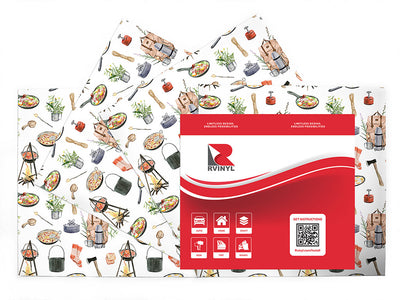 koa living camping Craft Vinyl Sheet Pack