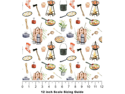 KOA Living Camping Vinyl Film Pattern Size 12 inch Scale~Rwraps KOA Living Camping Sizing Chart~2