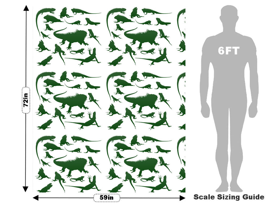Komodo Dragons Reptile Vehicle Wrap Scale~Rwraps Series 914 Komodo Dragons Reptile Measurements~1