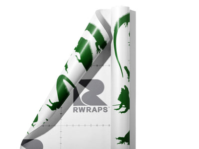 Komodo Dragons Reptile Wrap Film Sheets~Rwraps Series 914 Komodo Dragons Reptile Scrolled Sheet~3