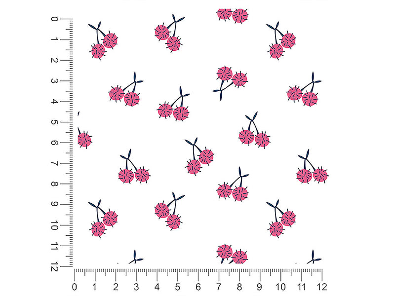kwai mai pink fruit 1ft x 1ft Craft Sheets