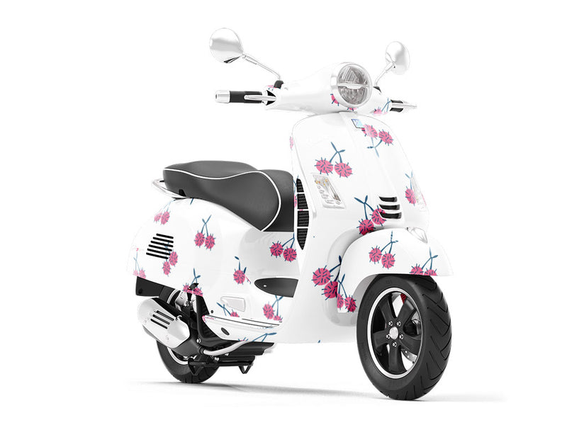 Kwai Mai Pink Fruit Vespa Scooter Wrap Film
