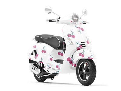 Kwai Mai Pink Fruit Vespa Scooter Wrap Film